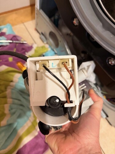 My washer wiring