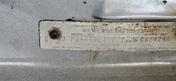 Model and Serial Number